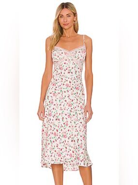 BB Dakota Women's Strawberry Fields Slip dress XS 🍓